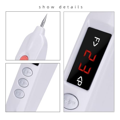 Rechargeable Micro Plexr Energy Arc Acne Treatment Gun Kit for Enhanced Absorption, Elasticity, Eyelids Lifting, Skin Tightening, Face Toning, Wrinkle Puffiness Reduction, Pore Care