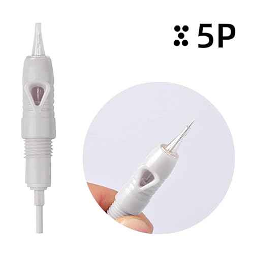 50pcs Microblading Cartridge Needle for Charmant Device Permanent Makeup Machine Pen Charme Princess Tattoo Machine Needles (50pcs 5P)