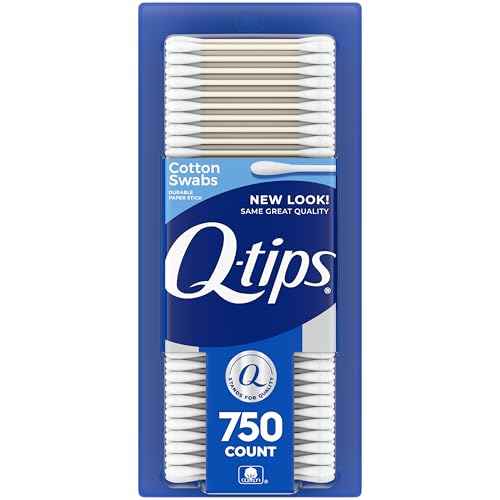 Q-tips Cotton Swabs, Original, For Home, First Aid and Beauty, 100% Cotton, 750 Count