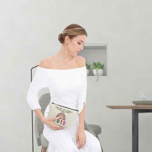 13 Year Old Girl Gift Ideas, 13th Birthday Gifts for Teenage Girls, Funny 2012 Birthday Decorations Makeup Bags for Her, Sister, Daughter, Niece, Cute Cosmetic Travel Pouch for Teen Girls Trendy Stuff