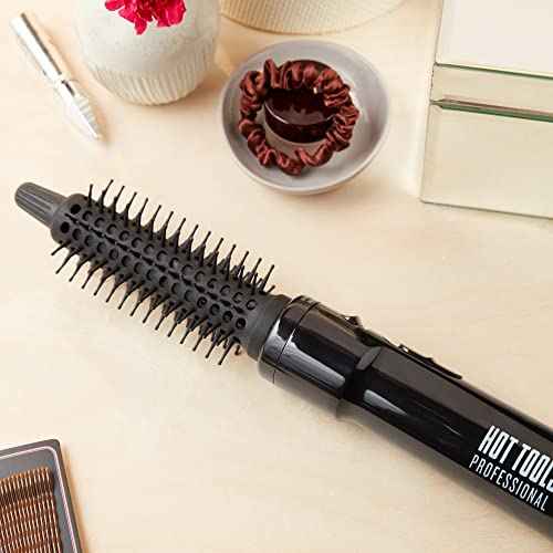 Hot Tools Pro Artist Hot Air Styling Brush | Style, Curl and Touch Ups (1¡±) Black