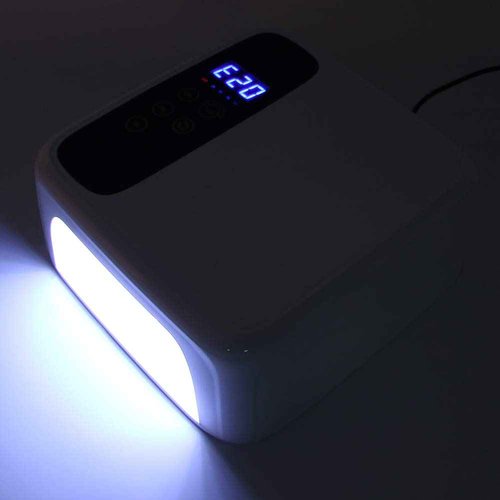 Qkiss 72W Nail Lamp Gel Nail Polish Dryer Quick Drying Nail Art Machine (US Plug)