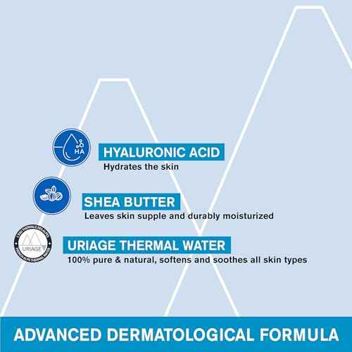 URIAGE Silky Body Lotion with Shea Butter & Hyaluronic Acid | 24H Hydration, Smoothing Effect, Moisturizer, Paraben-Free