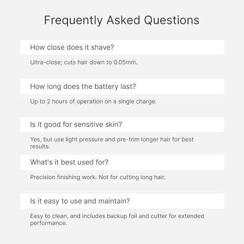 Wahl Professional Micro Power Shaver, Cordless Ultra-Close Finishing Foil for Precision Grooming, 2 Hour Runtime