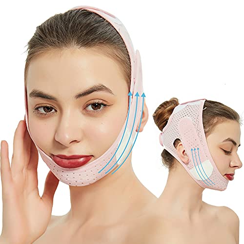 Galeboy Double Chin Reducer, Face Slimming Strap, V Line Lifting Mask Chin Strap For Women And Men, Anti-Wrinkle Face Mask For Double Chin And Shaggy Face Skin