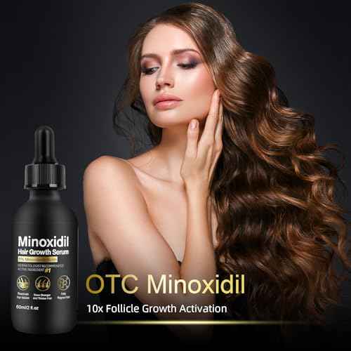 5% Minoxidil for Women Hair Growth - Hair Regrowth Treatment for Men and Women - Minoxidil Hair Growth Serum for Fuller, Thicker Hair