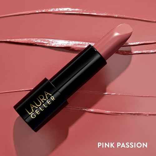 LAURA GELLER NEW YORK Modern Classic Lipstick - Pink Passion - Ultra-Rich Color - Luxurious and Lightweight - Cream Finish