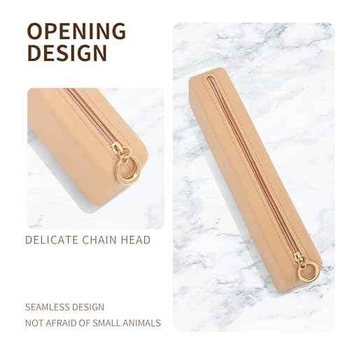 Nuomeisi Silicone Makeup Brush Holder Travel Cosmetic Bag: Soft Portable Cosmetic Face Brushes Organiser with Upgrade Anti-Fall Off Zipper, Large Capacity Travel Makeup Brush Case - Khaki