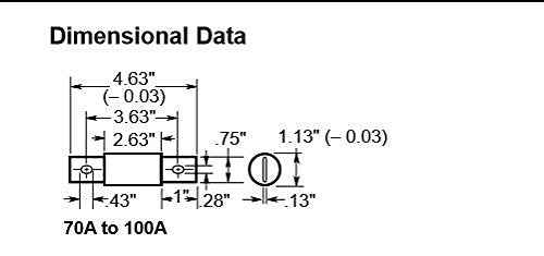 Bussmann LPJ-80SP Class J Low-Peak Dual-Element Time Delay Fuse 600 Volt 80 Amp