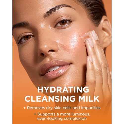 Andalou Naturals Brightening Meyer Lemon + Vitamin C Creamy Cleanser | Gentle Face Wash to Even Tone & Boost Glow | Aloe Vera & Natural Ingredients | For Dull Skin | 6 oz