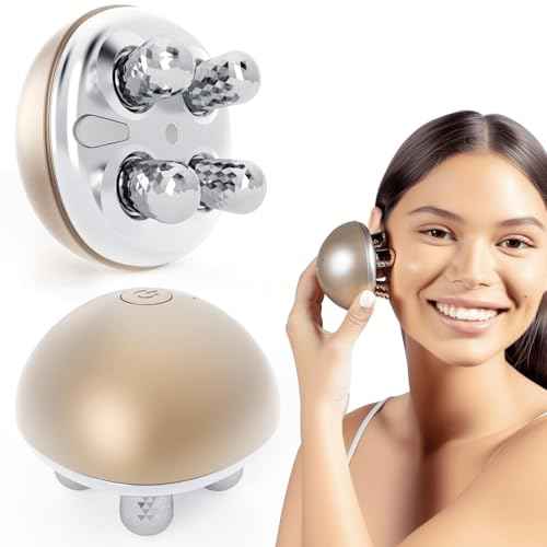 DEZALON Microcurrent Facial Device, Face Massager Tool, Eye and Neck Massager, Face Roller, Beauty Tools for Relaxing Facial Massage and Skin Care Routine