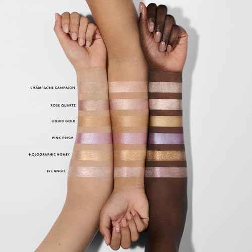 e.l.f. Halo Glow Highlight Beauty Wand, Liquid Highlighter Wand For Luminous, Glowing Skin, Buildable Formula, Vegan & Cruelty-free,Champagne Campaign