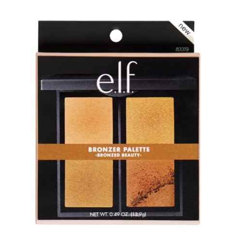 e.l.f. Bronzer Palette, 83319 Bronzed Beauty, 0.43 ounce