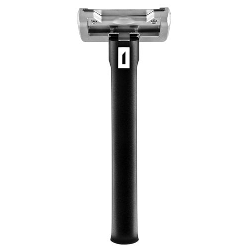 OneBlade ELEMENT Single-Blade Safety Razor, Classic Manual Shaving Razor, Black Aluminum