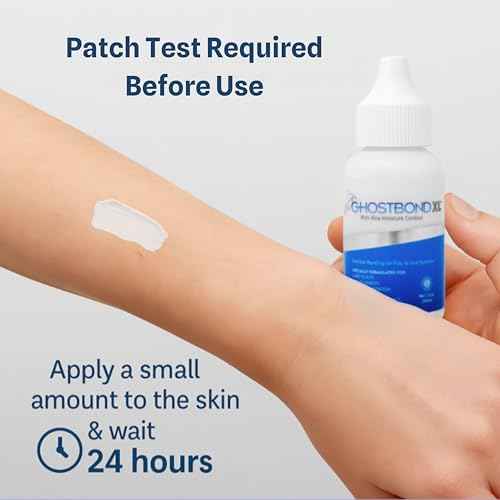 GHOSTBOND XL Hair Replacement Adhesive 1.3oz- Invisible Wig Bonding Glue: Water & Oil-Resistant, Non-Toxic, Light Hold for Secure and Natural-Looking Poly and Lace Hairpiece, Wigs & Toupee Systems