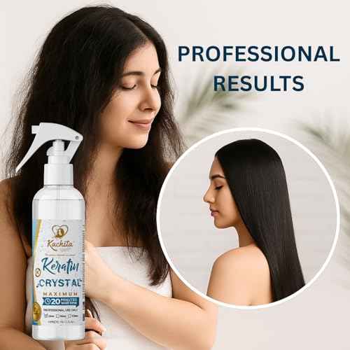NEW Keratin Crystal Maximum Kachita Spell 20 min Express HairTreatment long Lasting Blowout Professional Results Straightening and Smoothing Queratina Keratina 16 floz
