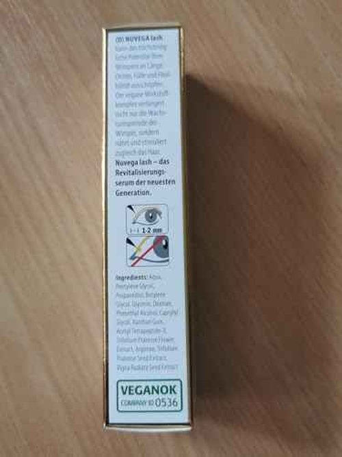 Nuvega Lash - Vegan Eyelash Serum & Eyebrow Serum Set I Longer Eyelashes in 4-6 Weeks I Lash and Eyebrow Growth Serum I Made in Germany I 1ml & 3ml