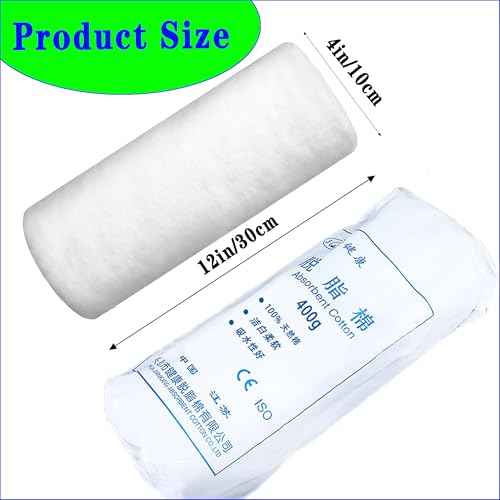 400g White Pure Cotton Roll, Absorb Well, Super Soft,Multipurpose for Makeup Removal,Wound Care£¬Applying Lotion or Powder,Nail Polish, Beauty Baby Care Pure Cotton Rolls£¬for Everyday Household Use