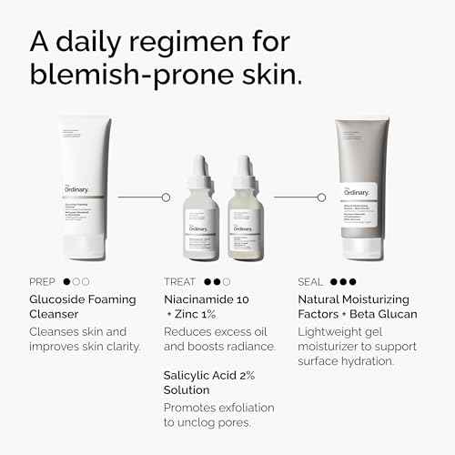 The Ordinary Salicylic Acid 2% Solution, Acne-Fighting Serum for Blemish-Prone Skin