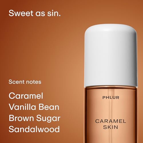PHLUR Sweet Skin Trio - Exclusive 3pc Travel Size Body Mist Set ft. Vanilla Skin, Heavy Cream, Caramel Skin (3 x 3 fl oz)