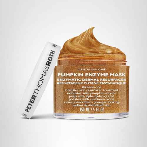Peter Thomas Roth | Pumpkin Enzyme Mask | Enzymatic Dermal Resurfacer, Exfoliating Pumpkin Facial Mask for Dullness, Fine Lines, Wrinkles and Uneven Skin Tone , 1 count (5 Fl Oz)