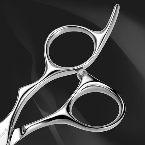 AOLANDUO Professional Hair Cutting Scissors - VG10 Steel Barber Shears, Ergonomic Handle - 1 Count, 6 in