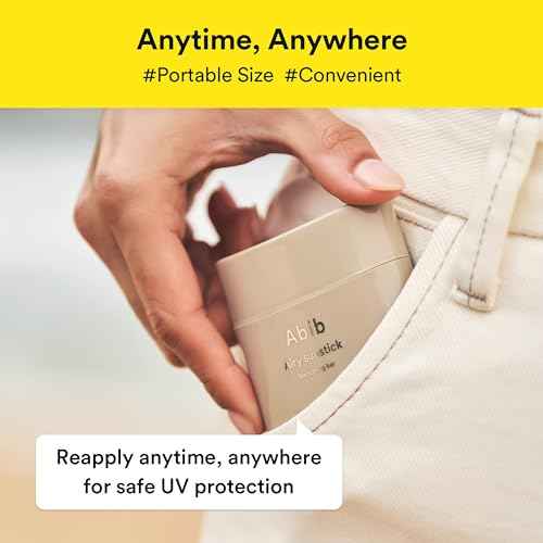 Abib Airy Sunstick Protection Bar Broad Spectrum SPF50+ 0.81 oz / 23 g (Semi-matte) | Korean Suncreen Stick Suncare Sunblock, No Whitecast, Protector Solar Barra, Water resistant