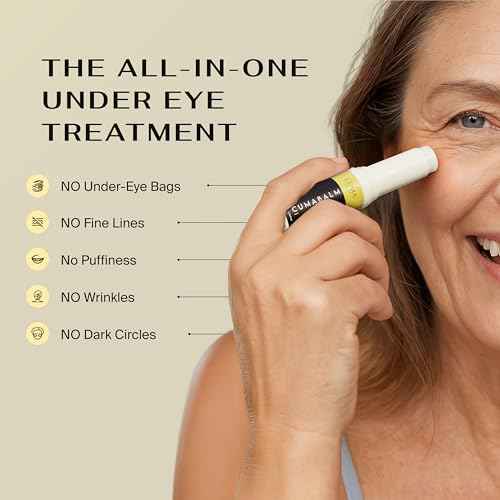 CumaBalm¢â ? Eye Balm with Turmeric and Retinol for Puffy Eyes & Dark Circles ? Vegan