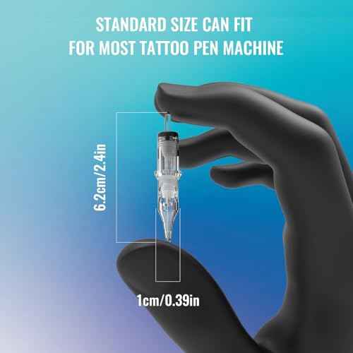 YILONG Assorted Tattoo Needles Cartridge - 50pcs Mixed Size Round Liner Shader Magnum - 5 Pcs each of 3RL£¬5RL£¬7RL£¬9RL£¬5RS£¬7RS£¬9RS£¬9RM£¬11RM£¬7M1 Disposable Membrane Tattoo Needles for Tattoo Gun Machine