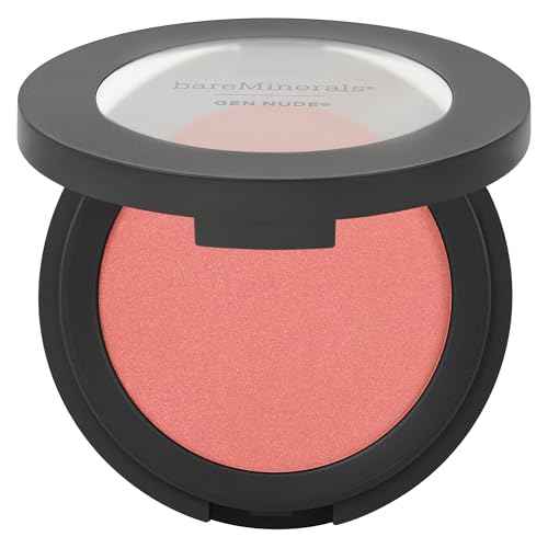 bareMinerals Gen Nude Powder Blush, Mineral-Based Pressed Blush Powder, All Day Wear, Buildable Coverage, Matte Soft Focus Finish, Talc-Free, Vegan