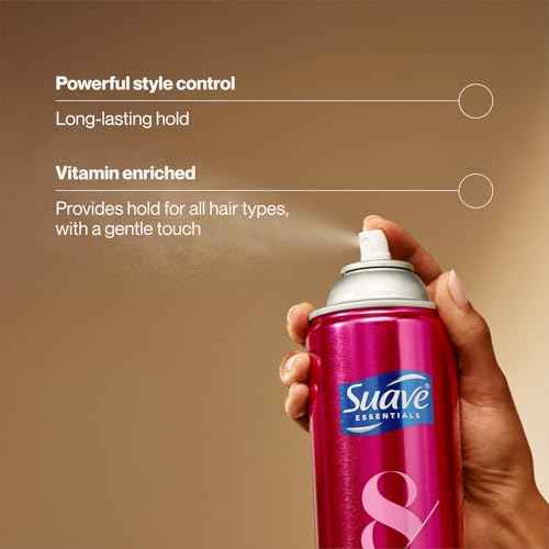 Suave+ Hairspray Max Hold Variety 2-Pack, Unscented & Scented Formulas ? Aerosol Hairspray, 11 Oz Ea