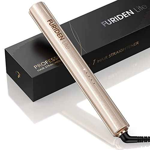 Fashion Women Flat Iron and Curling for Home: Girlfriend Curler Hair Straightener for Longhair - Elegant Wife Travel Hair Straightener for Europe