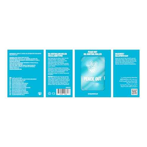 PEACE OUT Skincare Instant Pore & Oil Control Roller with Halloysite Clay