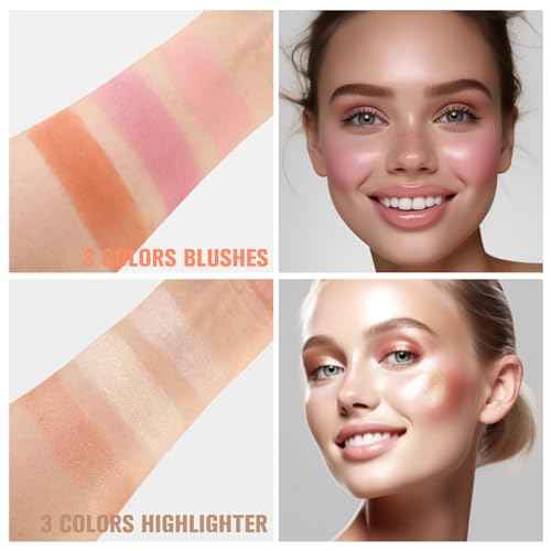 Professional Makeup Kit for Women Girl Full Kit with Mirror 60 Colors All in One Make up Gift Set Included Eyeshadow,Blusher,Highlighter,Compact Powder,Brow Powder,Lipstick,Glitter,Eyeliner,Mascara 02