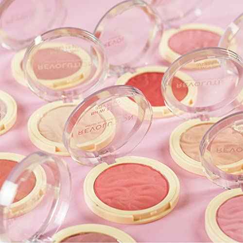 Revolution, Blusher Reloaded, Pressed Powder Face Blusher, Highly Pigmented & Long-Lasting Formula, Pop My Cherry, 0.26 oz