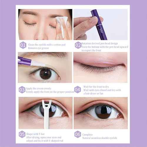 Double Eyelid Styling Cream Natural into Double Invisible Eye Ware Natural Essence Non-Glue Double Eyelid Patch Easily Double Eyelids Styling Shaping Cream Practical Tools