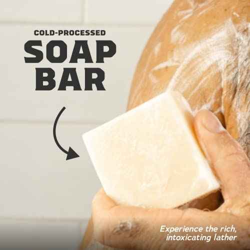 Dr. Squatch Natural Bar Soap for Men - Cold Process Soap with No Harsh Chemicals - Wood Barrel Bourbon, Fresh Falls & Birchwood Breeze (5 oz, 3-Pack)