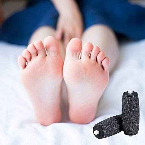 12 Extra Coarse Replacement Roller Refill Heads Compatible with Amope Pedi Refills Electronic Foot File