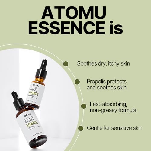 ATOMU Essence (Original) Face Serum for dry, damaged skin made with naturally fermented ingredients such as Pinus densiflora leaf extracts, 1.69 fl.oz