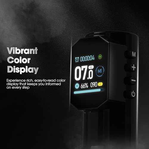 INKin Tattoo Gun 4.0mm Stroke Length, Wireless Tattoo Machine with Ultra OLED Display Screen, Eva Tattoo Pen with 1500mAh Battery Compact Lightweight Design for Tattoo Beginners and Artists