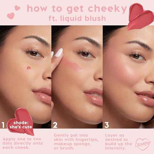 ColourPop Weightless Liquid Blush - Hydrating, Liquid Blush for Cheeks - Glowy Summer Makeup with Hyaluronic Acid for a Healthy Glow - Designed with a Doe Foot Applicator - Super Shy (0.30 oz)