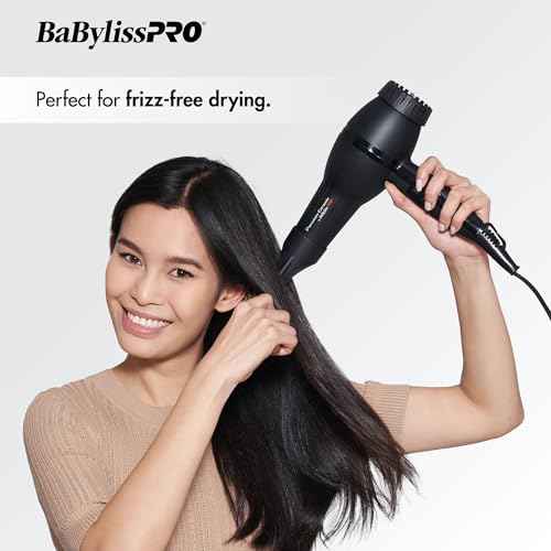 BaBylissPRO Porcelain Ceramic 2800 Dryer, Black