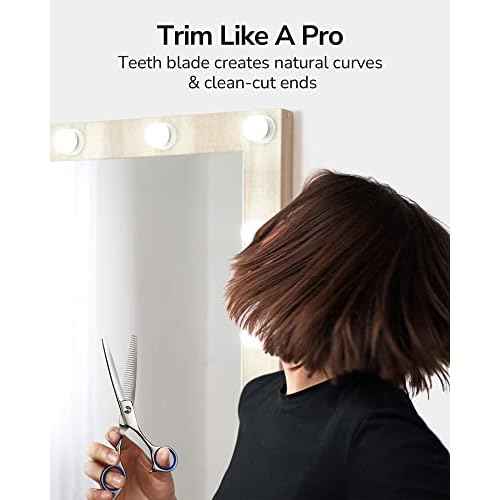 Hair Thinning Scissors ULG Professional Barber¡¯s Texturizing Teeth Shears for Hairdressing, Salon and Home Use Thinning Shears for Hair Cutting, Made of Japanese Stainless Steel, 6.5 inch