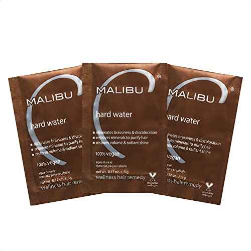 Malibu C Hard Water Wellness Remedy - Removes Deposits & Impurities - Contains Vitamin C for Shiny, Vibrant Results - Hard Water Treatment