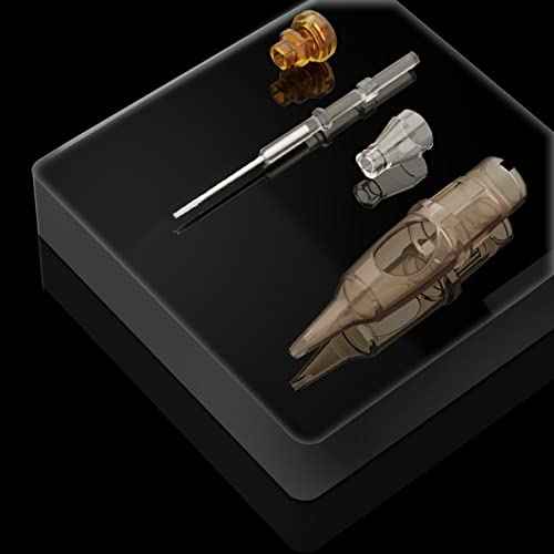 GAEA Tattoo Cartridge Needles 30pcs Tattoo Needles with Membrane Safety Cartridges #12 Bugpin Magnum 5M1 Disposable Tattoo Needles for Tattoo Pen Tattoo Machine Tattoo Supplies (1205M1)
