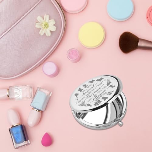 PLITI Fantasy Movie Inspired Gift Fairy Tales Lover Gift May You Be Proud of The Work That You Do Compact Mirror for Movie Fans (Be Proud WOZ CM)