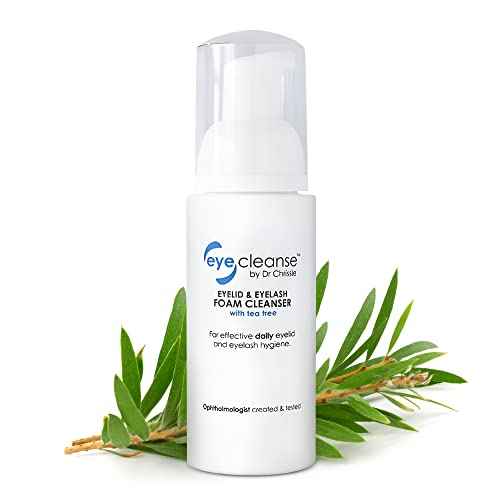 All-in-One Eyelid and Eyelash Cleanser for Extensions, Lash Extension Kit Essential, Enriched with Tea Tree Oil, Helps Ease Tired Eyes, 100 ml - EyeCleanse