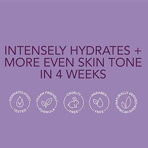 Jergens Shea and Cocoa Whipped Body Butter Lotion, Tone Enriching Hand And Body Lotion for Dry Skin, with Vitamins B3 & E, 8.5 Oz