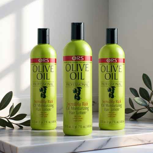 ORS Olive Oil Professional Incredibly Rich Oil Moisturizing Hair Lotion 23 Ounce (Pack of 3)