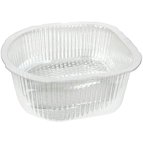 ForPro Professional Collection Universal Pedi Bath Liners - 50% THICKER - Fit Footsie Bath, Disposable Pedicure Foot Tub Liners for Foot Spa Basins & Foot Bath Soaks, Clear, 100-Count